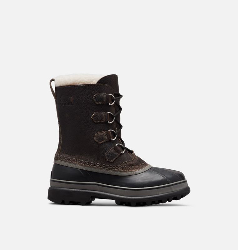 Botas Nieve Sorel Hombre - Caribou™ Wool Negras - 69371-UCED